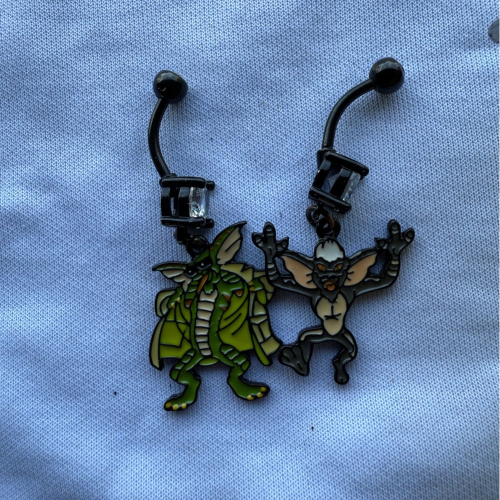 Gremlins belly button rings